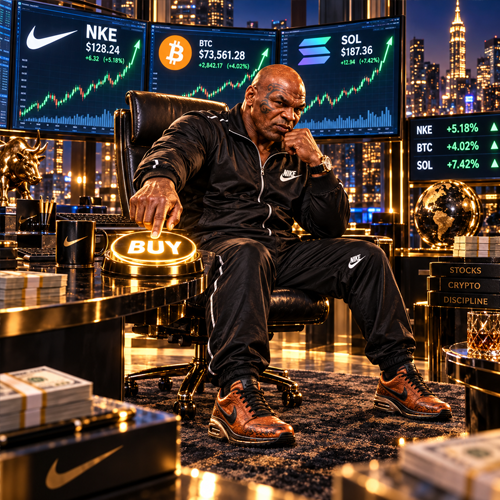 NIKE TYSON hitting the wet city streets